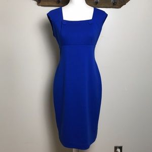 Calvin Klein Sheath Dress Royal Blue EUC